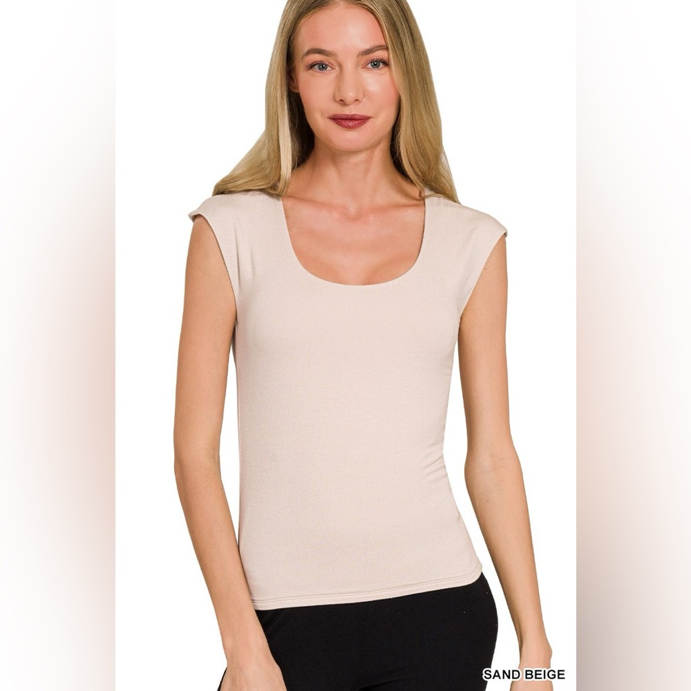 Zenana Double Layered Sleeveless Top